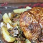 Как приготовить курицу с грибами в духовке Как приготовить курицу с шампиньонами в духовке